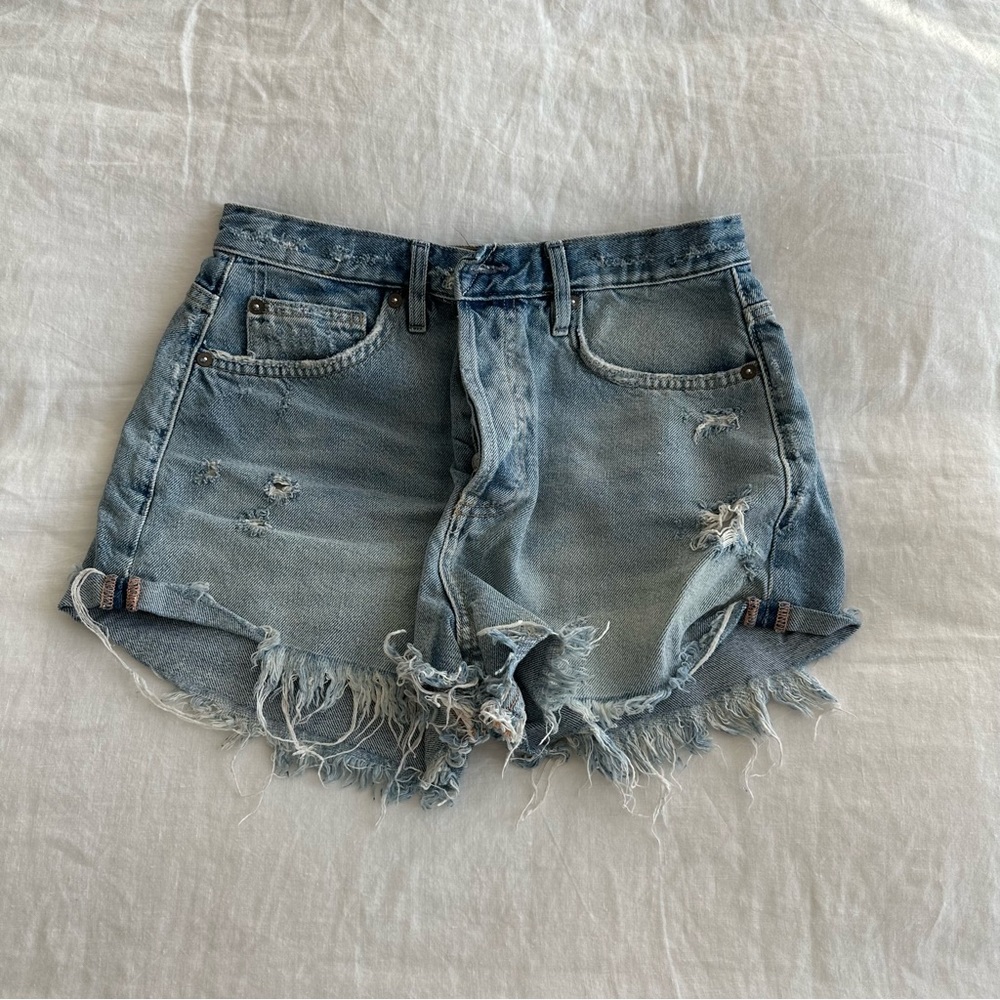 Free People jean shorts